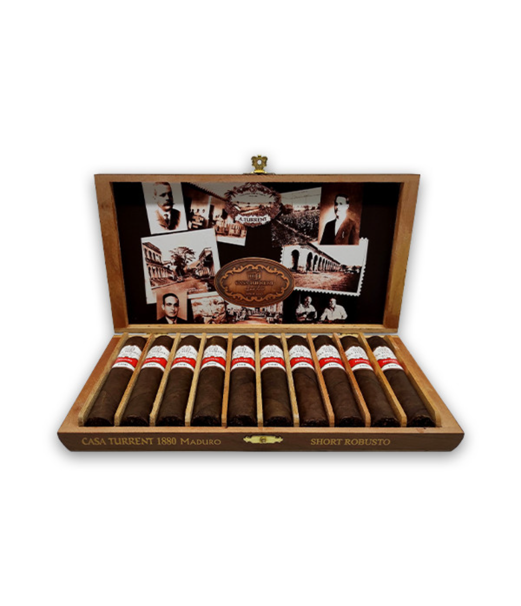 Casa Turrent 1880 Maduro Short Robusto Cigar - Image 4