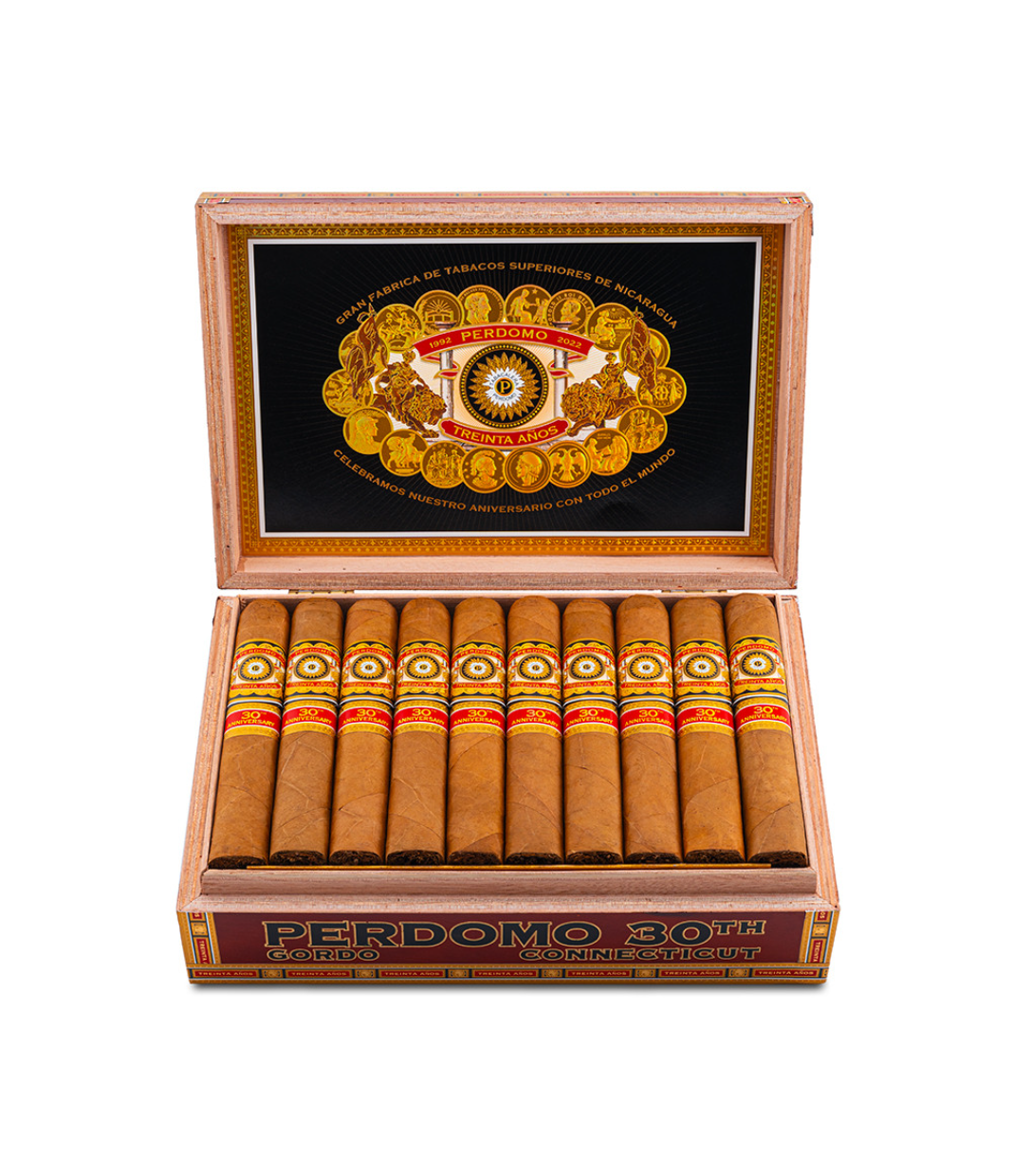 Perdomo 30th Anniversary Connecticut Box-Pressed Gordo Cigar - Image 4