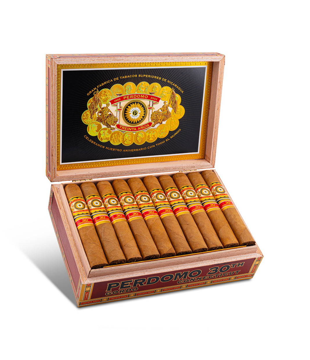 Perdomo 30th Anniversary Connecticut Box-Pressed Gordo Cigar - Image 5