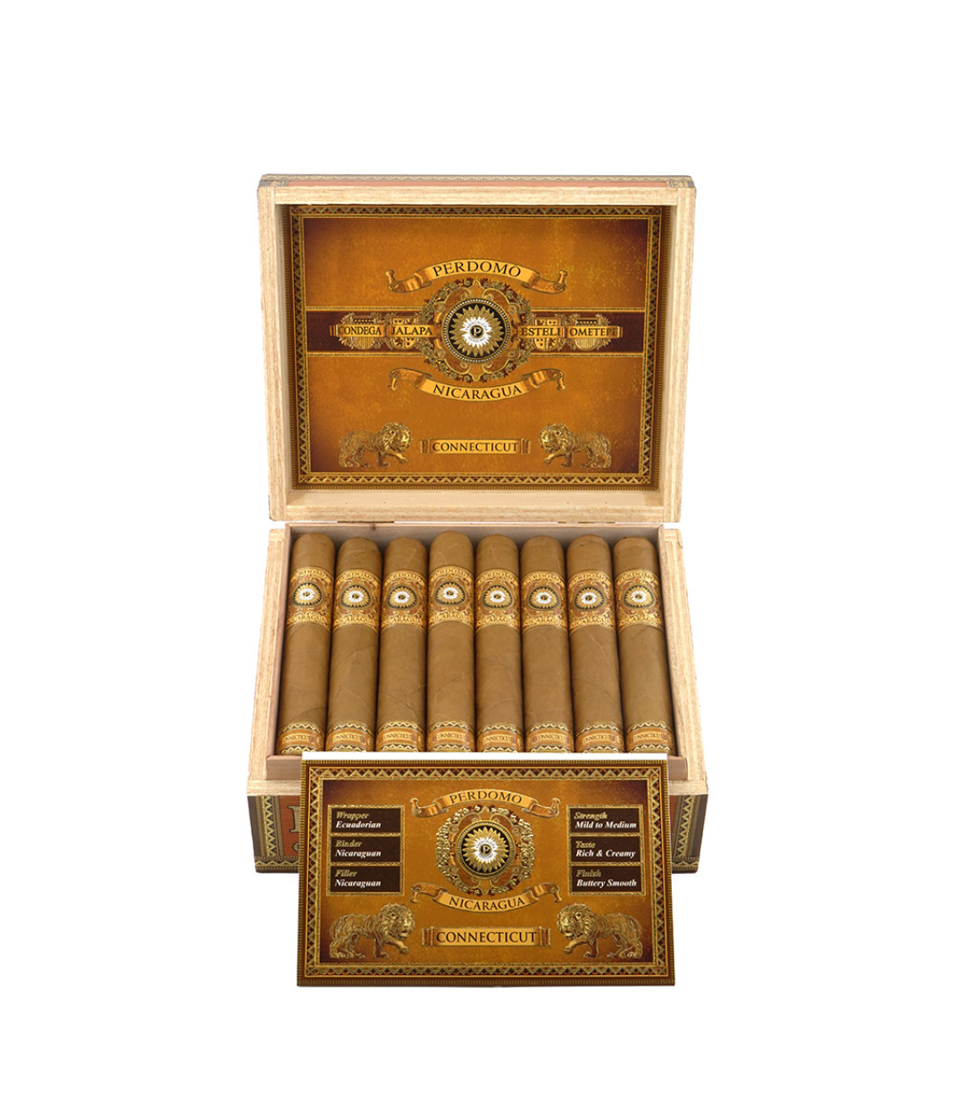 Perdomo Nicaragua Bourbon Barrel Aged Connecticut Gordo Cigar - Image 4