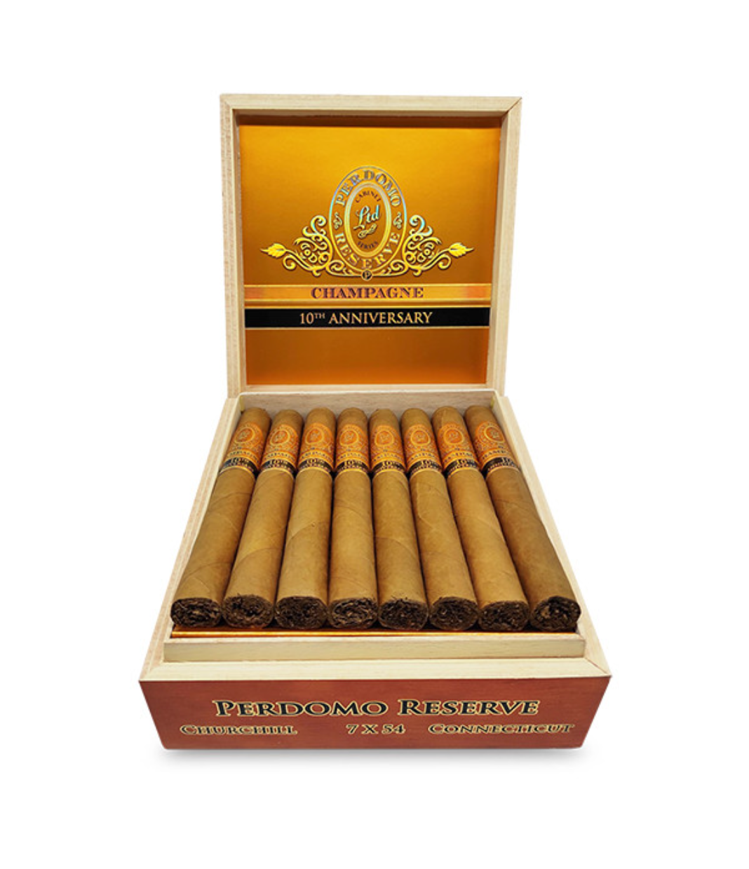 Perdomo Reserve 10th Anniversary Connecticut Churchill Cigar - Image 3