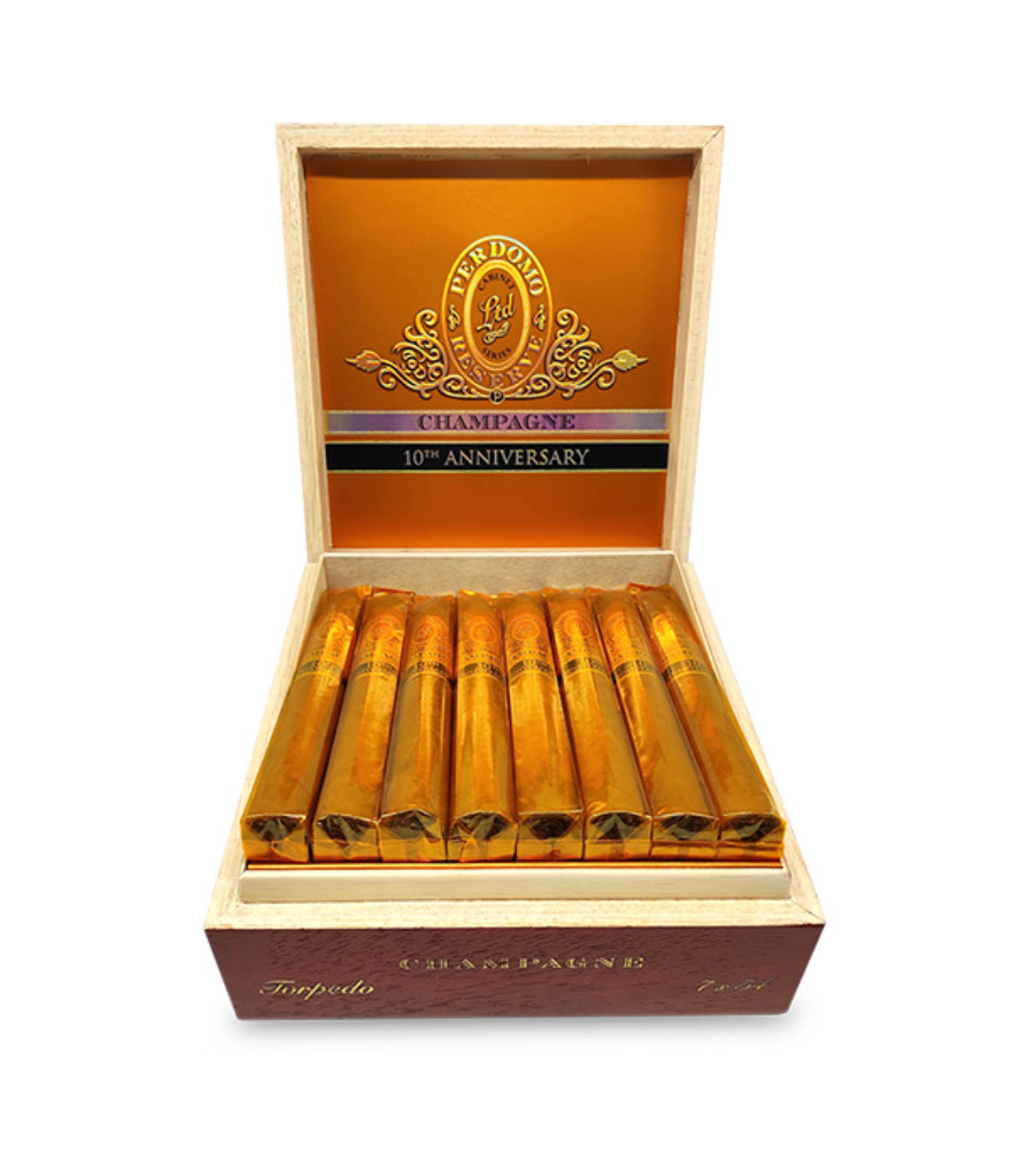 Perdomo Reserve 10th Anniversary Connecticut Torpedo Cigar - Image 3
